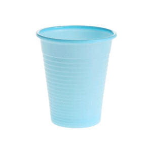 Blåa plastkoppar 180 ml - 100 st/fp