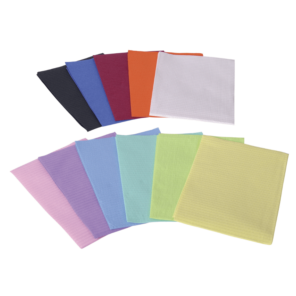 Unigloves engångsservett, 33 x 45 cm, (i olika färger) - 500 st/kart